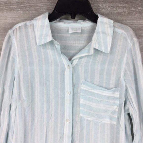 Abound Weekend Tie Front Shirt P1 - Picture 4 of 7